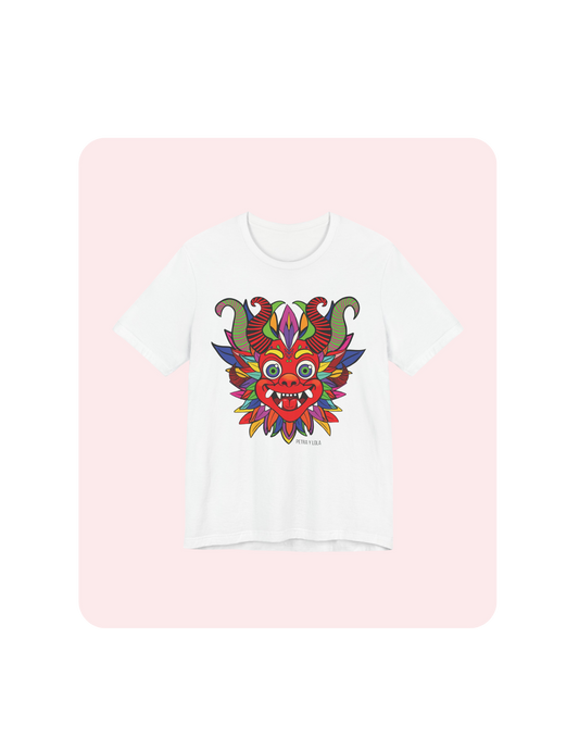 Camiseta Diablico Sucio | Arte Tradicional Panameño | Petra y Lola