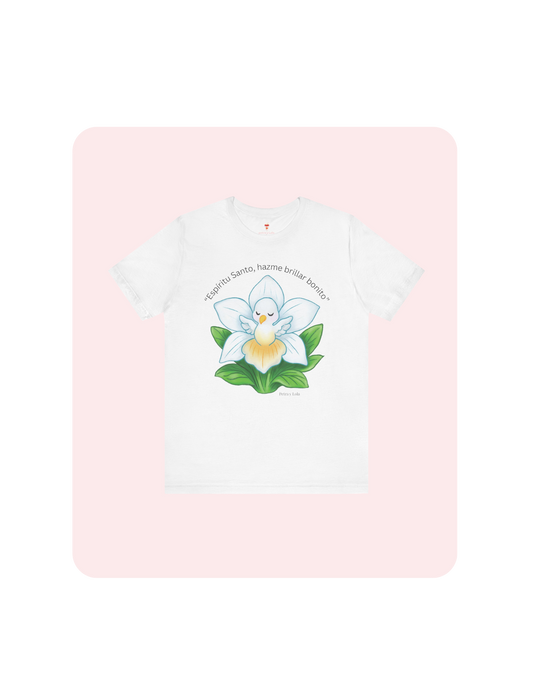 Camiseta “Espíritu Santo, hazme brillar bonito” | Petra y Lola