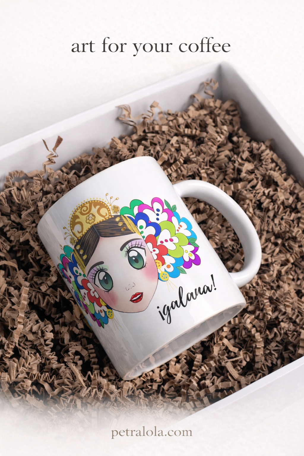 Mug ilustrado “Empollerada panameña” | Petra y Lola