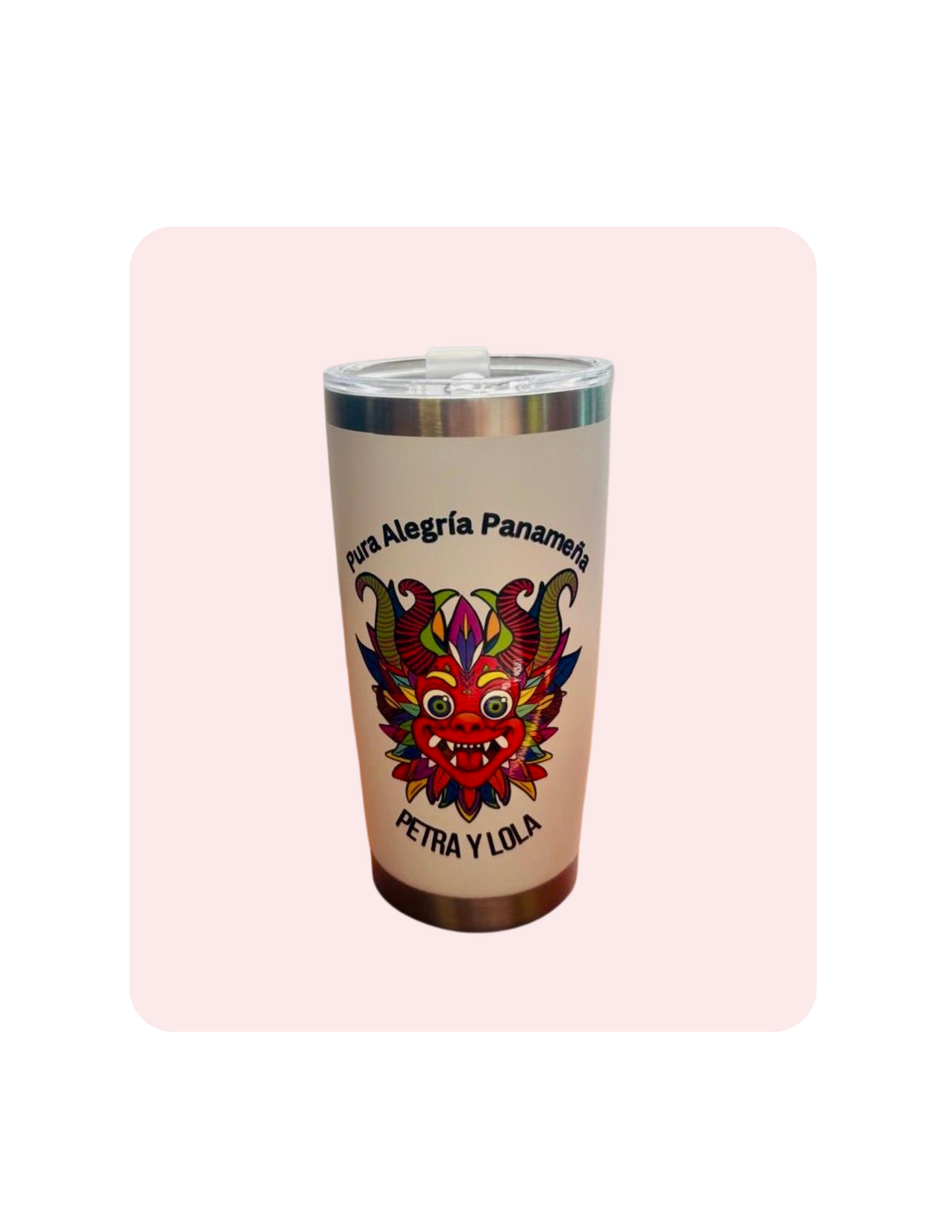 Vaso Térmico Petra y Lola – Diseño Panameño Original
